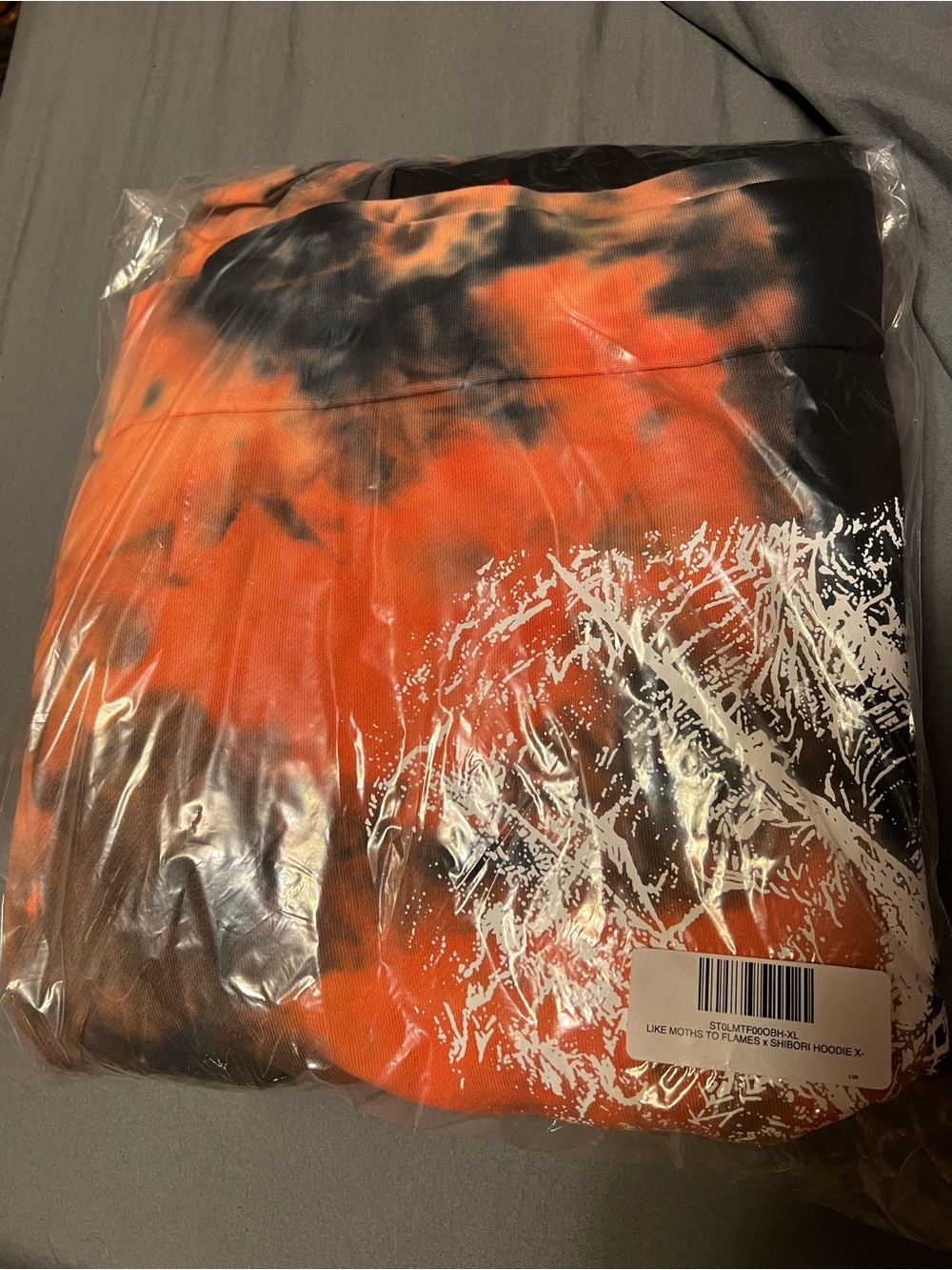 Shibori Threads X Like Moths To Flames V1 Hoodie Size XL